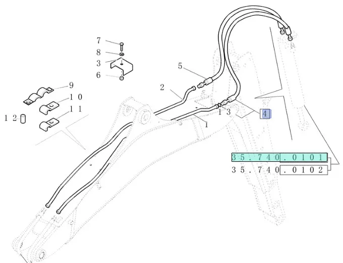 87619506 - Гибкий шланг